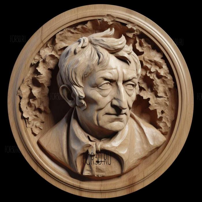 Thomas Malthus 4 stl model for CNC